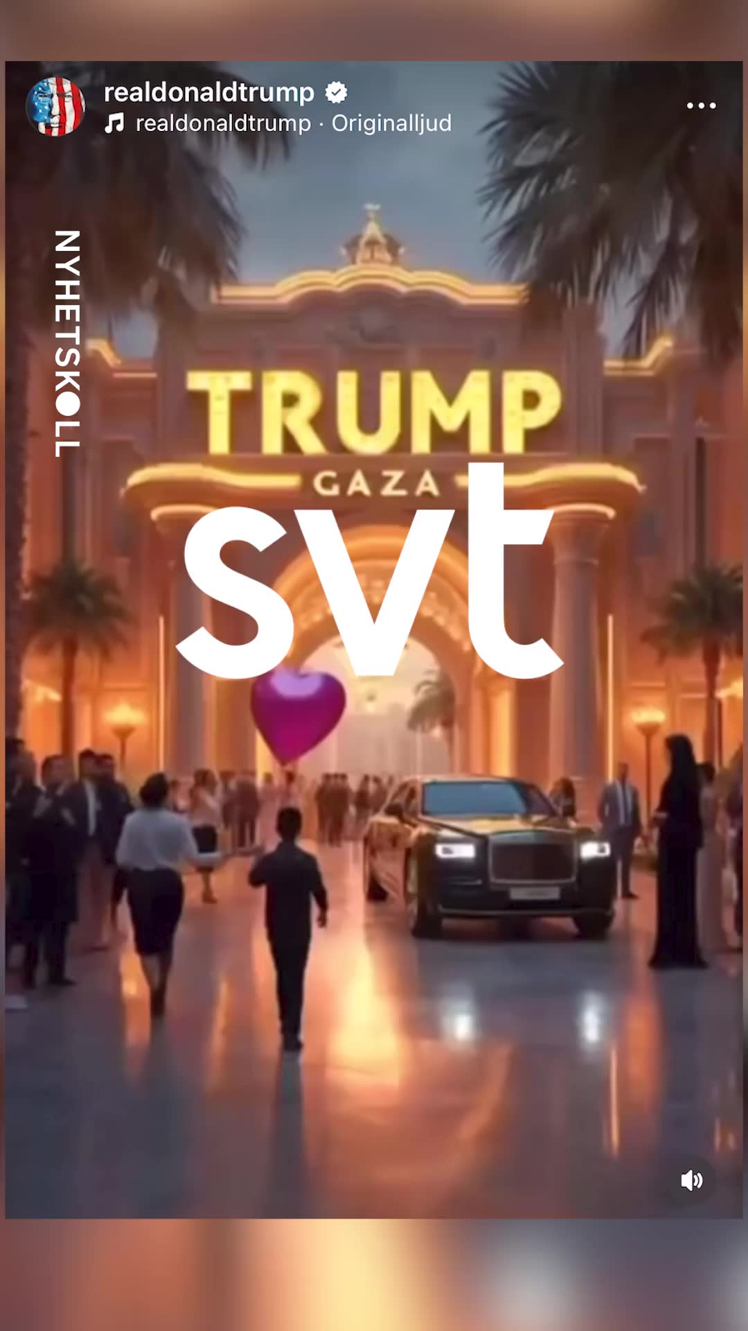 Trumps AI-video om Gazas framtid